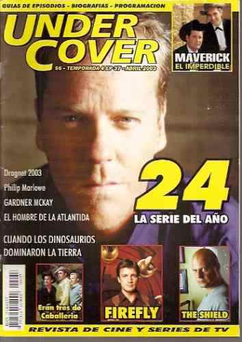 UNDER COVER magazine side cover Issue 37 April 2003
