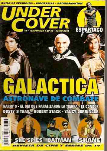 UNDER COVER magazine side cover Issue 38 June 2003