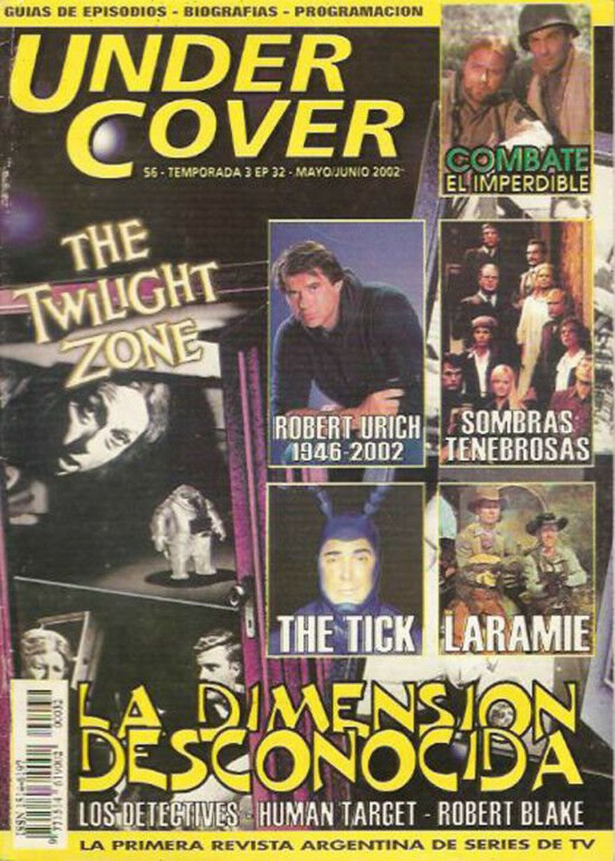 UNDER COVER magazine side cover Issue 32  May/June 2002