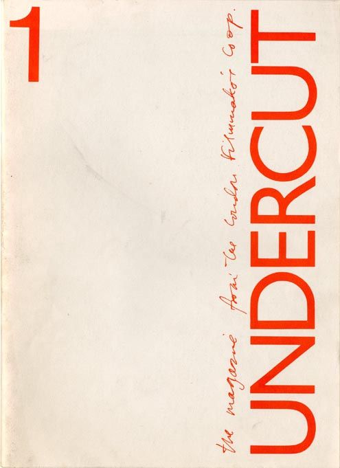 UNDERCUT magazine side cover Issue 1  
