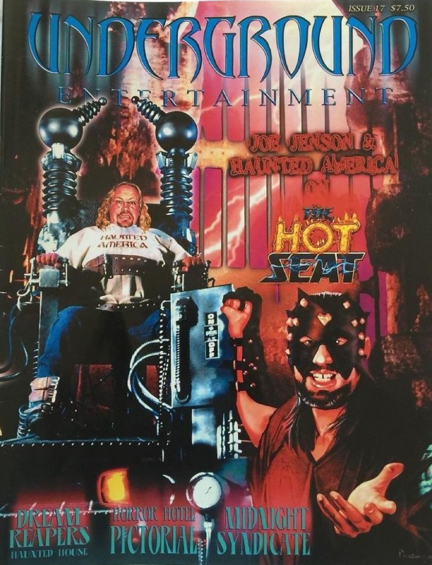 UNDERGROUND ENTERTAINMENT magazine side cover Issue 17  March 2002