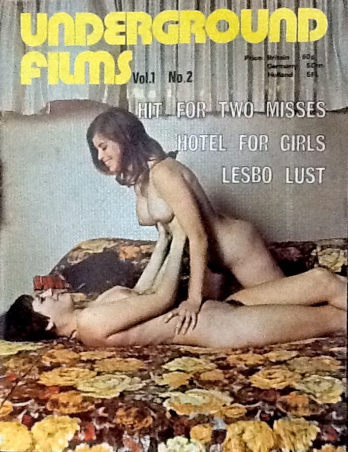 UNDERGROUND FILMS magazine side cover Issue 2  Vol 1 # 2  1970