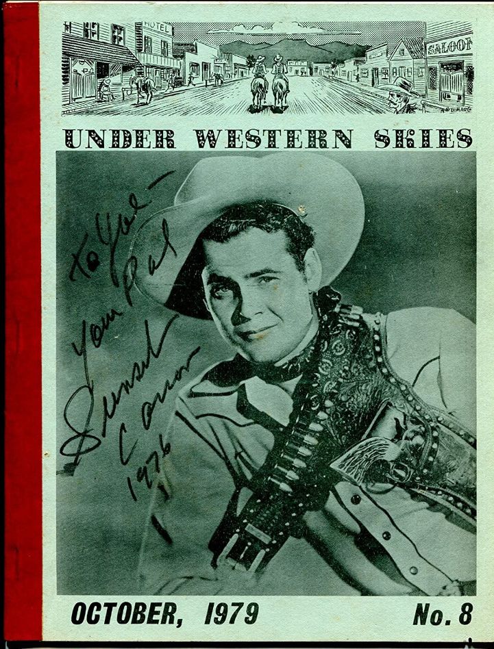 UNDER WESTERN SKIES magazine side cover Issue 8  October 1979