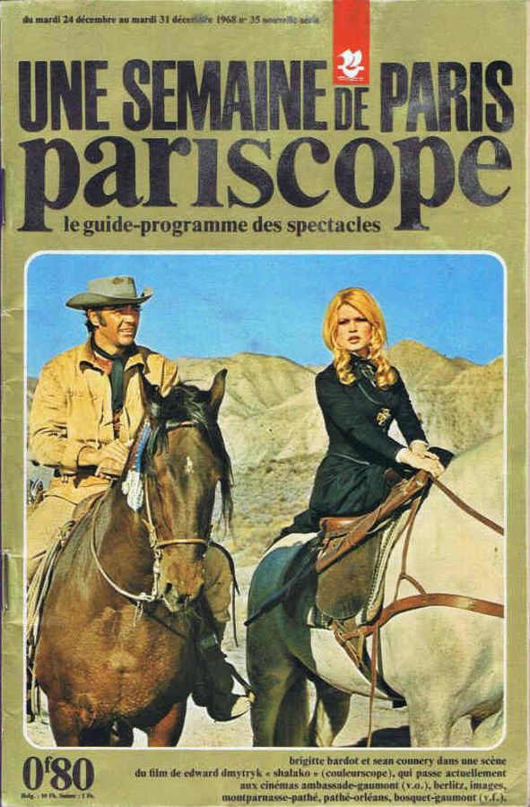 SEMAINE DE PARIS | UNE magazine side cover Issue 35 24 December 1968