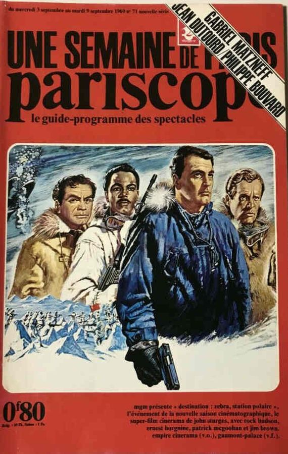 SEMAINE DE PARIS | UNE magazine side cover Issue 71 3 September 1969
