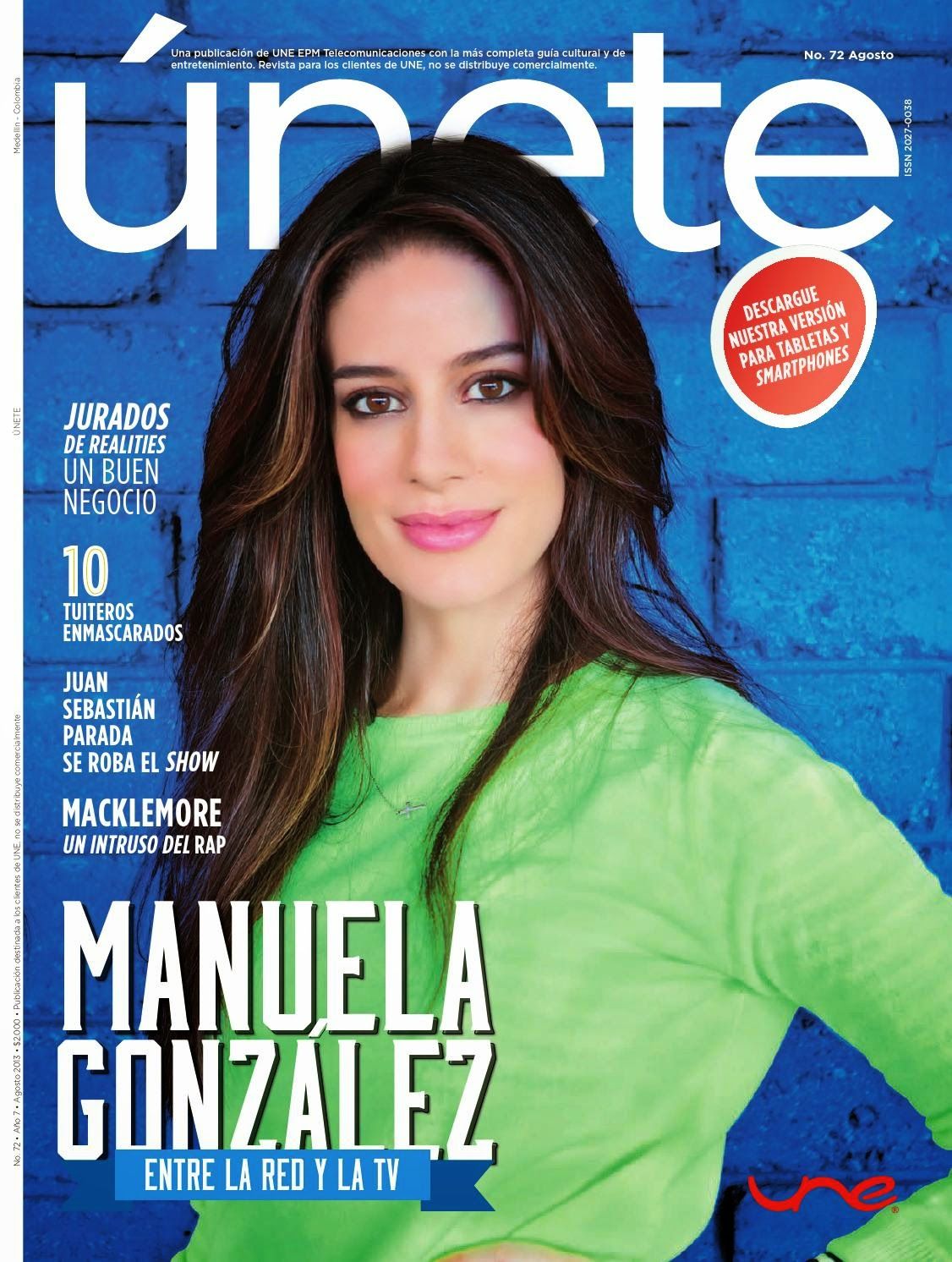 UNETE magazine side cover Issue 72 August 2013