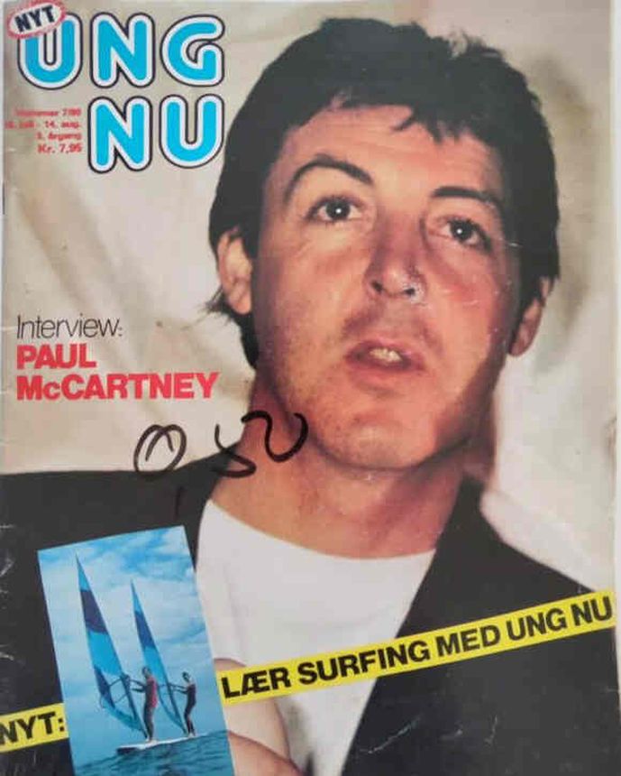 UNG NU magazine side cover  July 1980