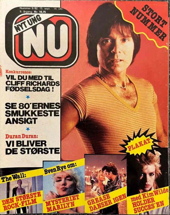 UNG NU magazine side cover  September 1982