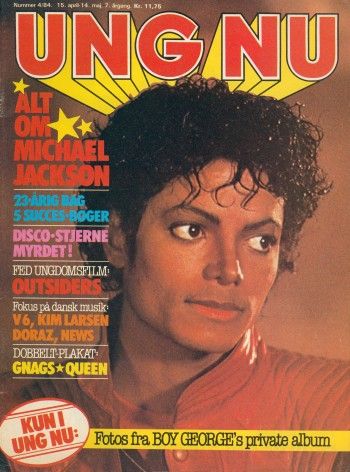 UNG NU magazine side cover 15 April 1984