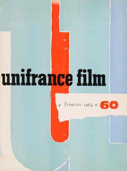 UNIFRANCE FILM magazine side cover Issue 60 October 1964