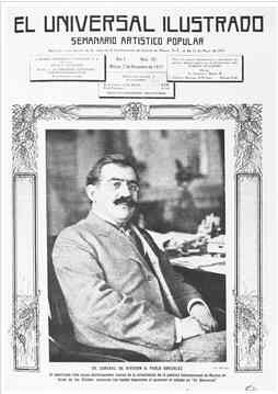 UNIVERSAL ILUSTRADO magazine side cover November 1917