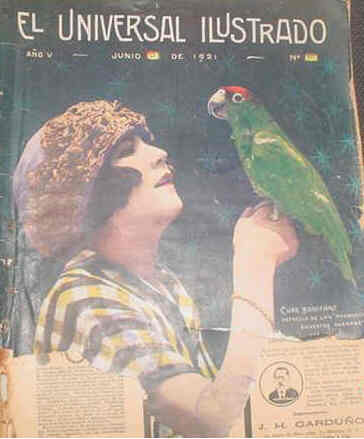 UNIVERSAL ILUSTRADO magazine side cover June 1921