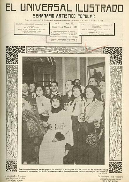 UNIVERSAL ILUSTRADO magazine side cover 15 March 1918