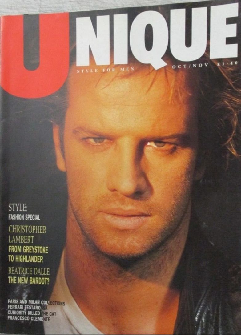 UNIQUE magazine side cover  October/November 1986