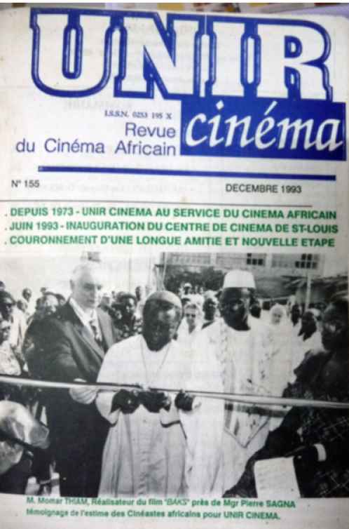 UNIR CINEMA magazine side cover Issue 155  December 1993