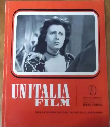UNITALIA FILM magazine side cover Issue 9   1952