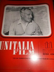 UNITALIA FILM magazine side cover Issue 11   1953
