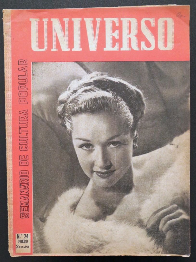 UNIVERSO magazine side cover Issue 24 20 November 1945