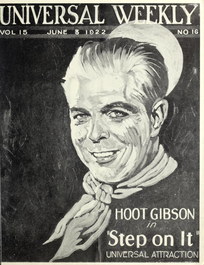 UNIVERSAL WEEKLY magazine side cover 3 June 1922