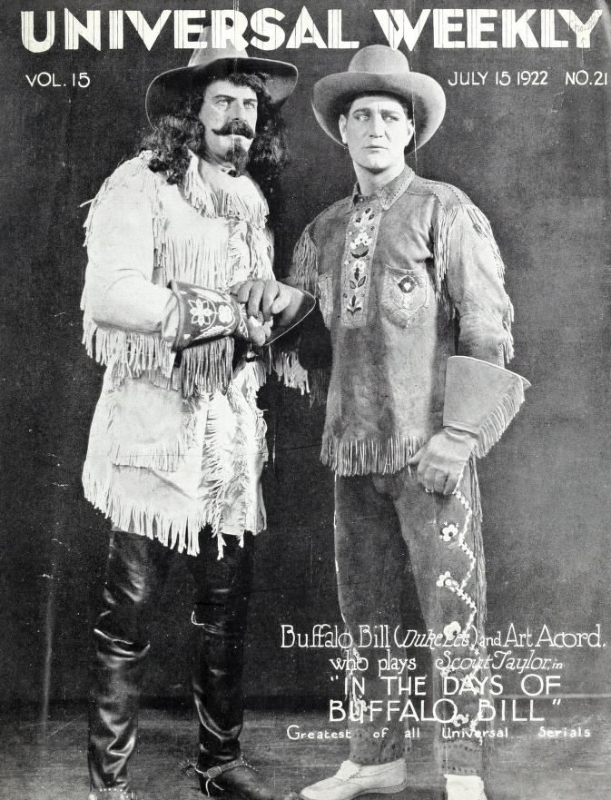 UNIVERSAL WEEKLY magazine side cover 15 July 1922