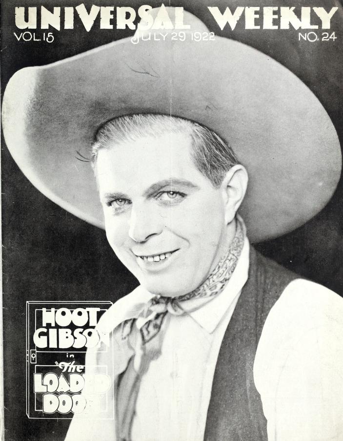 UNIVERSAL WEEKLY magazine side cover 29 July 1922