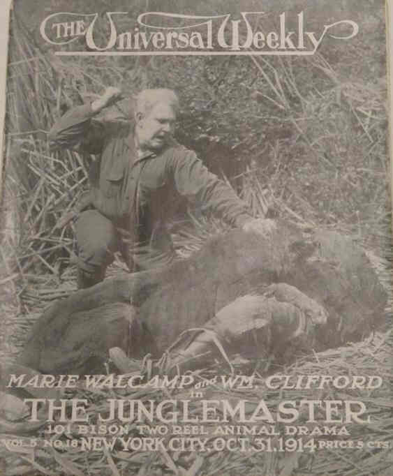 UNIVERSAL WEEKLY magazine side cover 31 October 1914