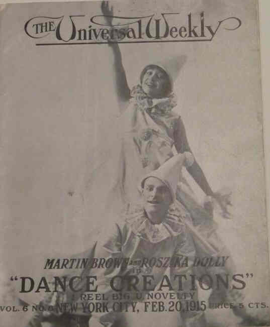 UNIVERSAL WEEKLY magazine side cover 20 February 1915