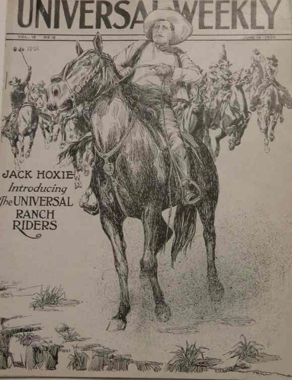 UNIVERSAL WEEKLY magazine side cover 14 June 1924