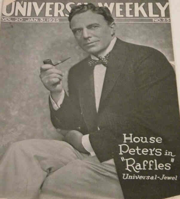 UNIVERSAL WEEKLY magazine side cover 31 January 1925