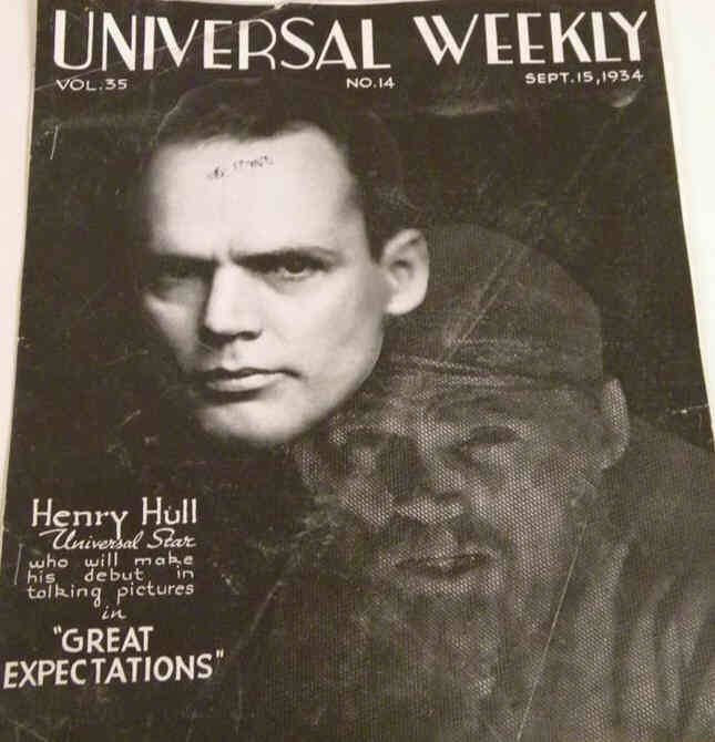 UNIVERSAL WEEKLY magazine side cover 15 September 1934