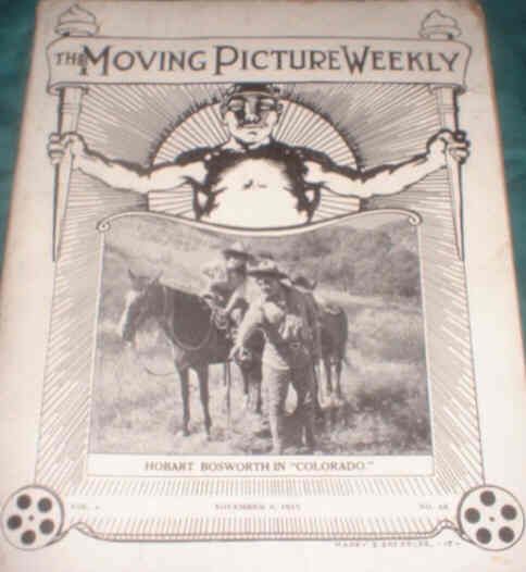 UNIVERSAL WEEKLY magazine side cover 6 November 1915