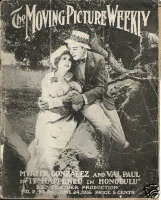 UNIVERSAL WEEKLY magazine side cover 24 June 1916