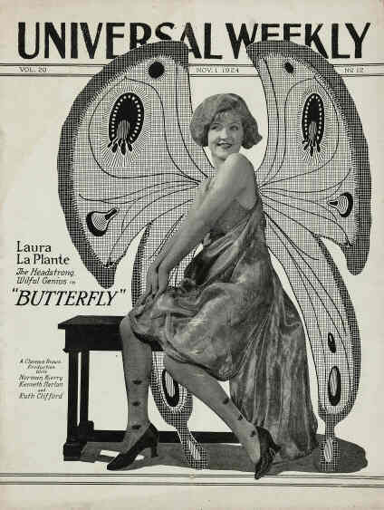 UNIVERSAL WEEKLY magazine side cover 1 November 1924