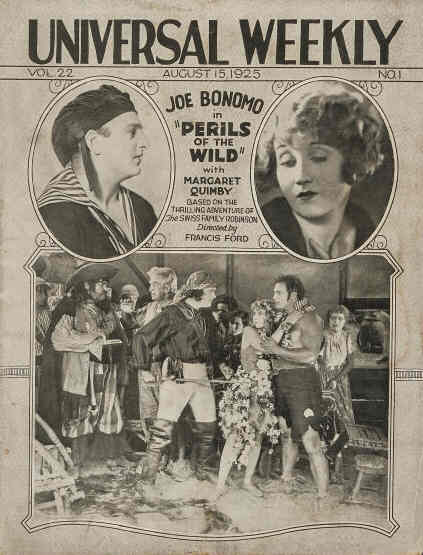 UNIVERSAL WEEKLY magazine side cover 15 August 1925