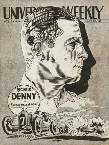 UNIVERSAL WEEKLY magazine side cover 5 September 1925