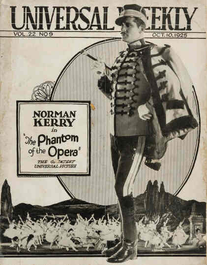UNIVERSAL WEEKLY magazine side cover 10 October 1925