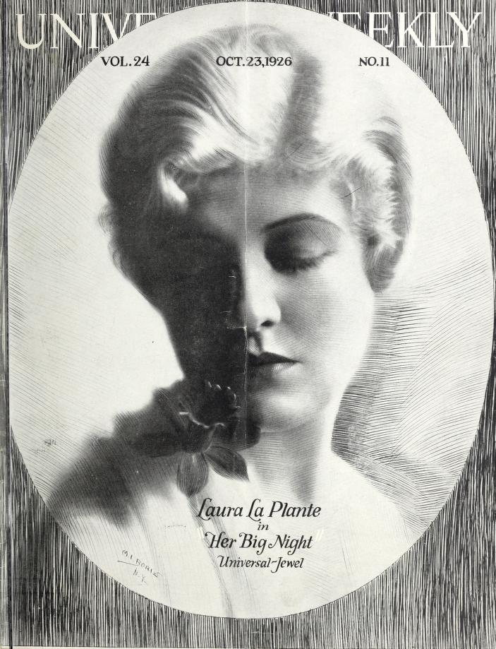 UNIVERSAL WEEKLY magazine side cover  Vol 24 # 11 23 October 1926