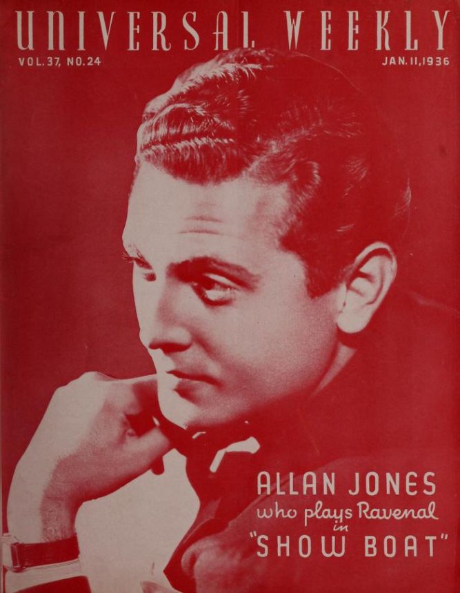 UNIVERSAL WEEKLY magazine side cover  Vol 37 # 24 11 January 1936