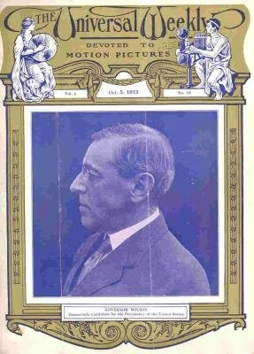 UNIVERSAL WEEKLY magazine side cover 5 October 1912