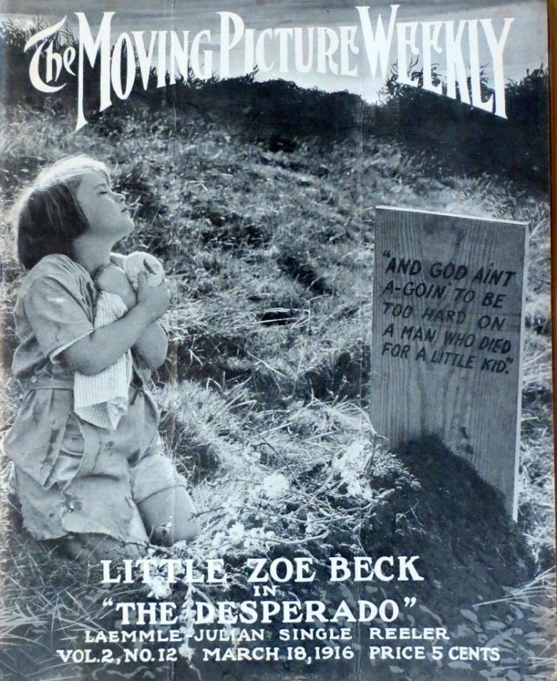 UNIVERSAL WEEKLY magazine side cover  Vol 2 No  12 18 March 1916