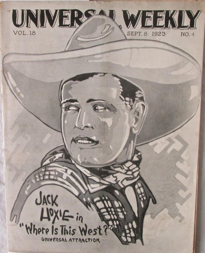 UNIVERSAL WEEKLY magazine side cover  Vol 18 No  4 8 September 1923