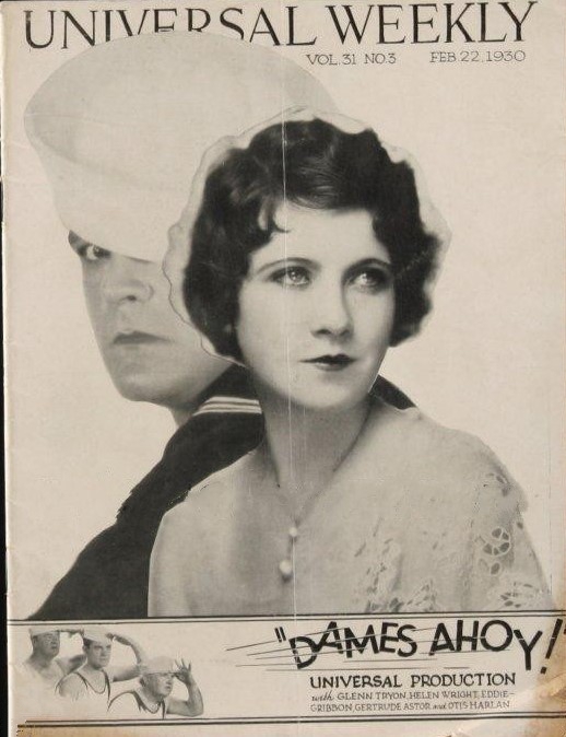 UNIVERSAL WEEKLY magazine side cover  Vol 31 No  3 22 February 1930