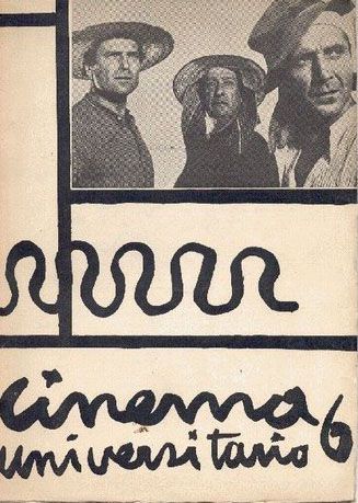 CINEMA UNIVERSITARIO magazine side cover Issue 6  1957