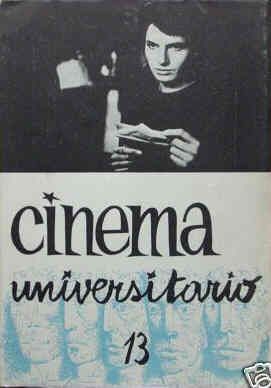 CINEMA UNIVERSITARIO magazine side cover Issue 13 December 1960