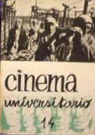 CINEMA UNIVERSITARIO magazine side cover Issue 14  1961
