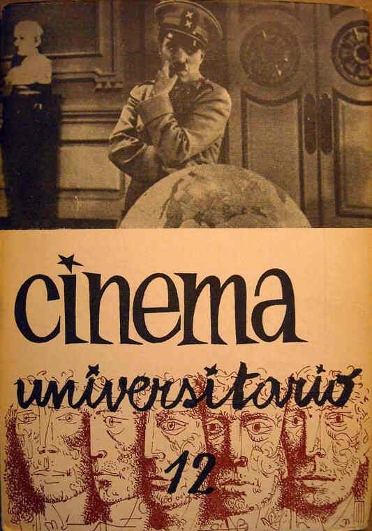 CINEMA UNIVERSITARIO magazine side cover Issue 12 July 1960