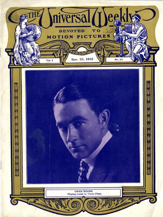 UNIVERSAL WEEKLY magazine side cover 23 November 1912