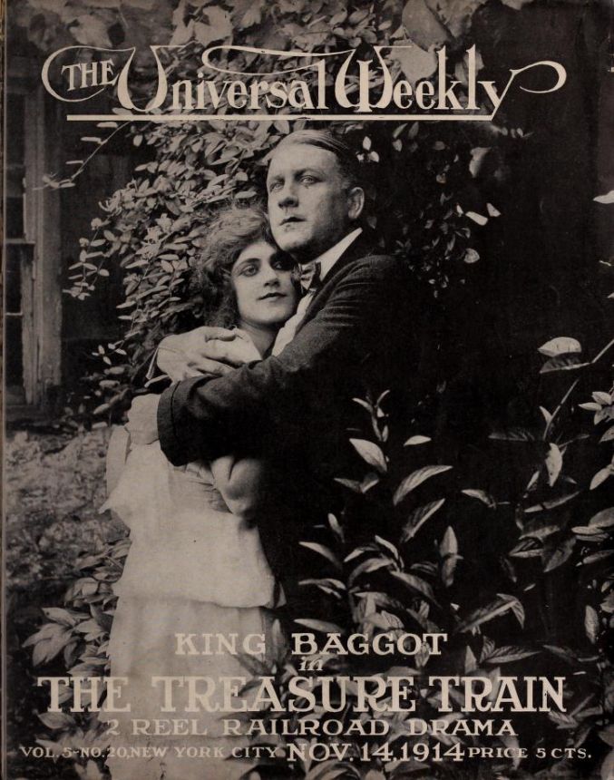 UNIVERSAL WEEKLY magazine side cover 14 November 1914