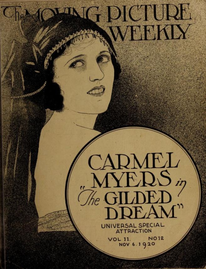 UNIVERSAL WEEKLY magazine side cover 6 November 1920