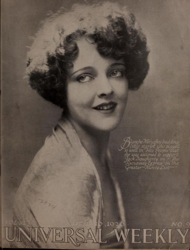 UNIVERSAL WEEKLY magazine side cover 10 April 1926